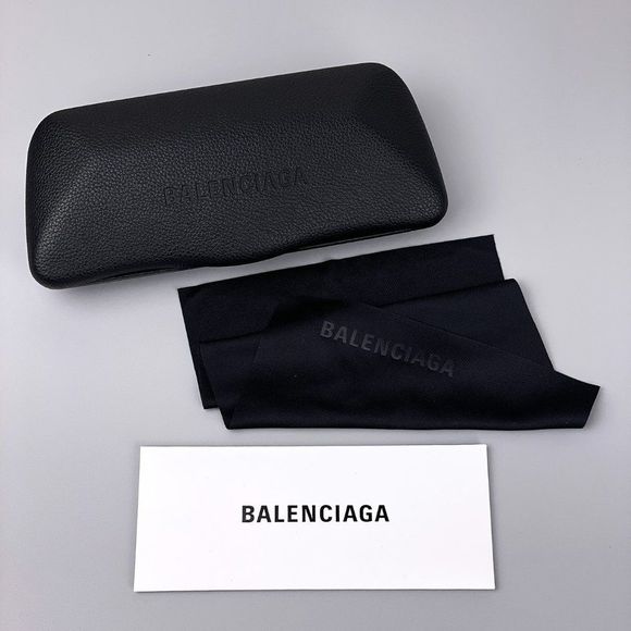 🔥  Balenciaga BB0003S 002 Sunglasses White Silver Grey Mirrored Unisex - Picture 11 of 13